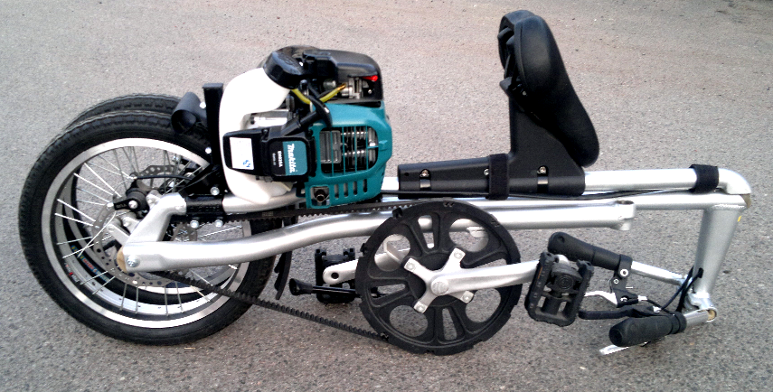 motorized bike belt drive